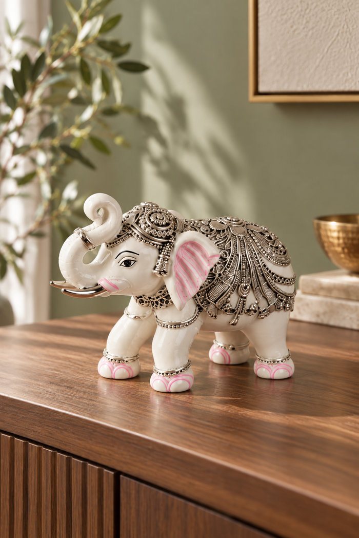 Heritage Elephant in White