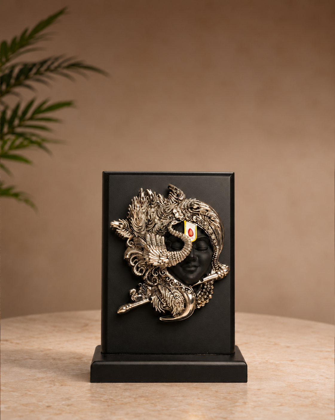 The Divine Krishna Noir Pedestal