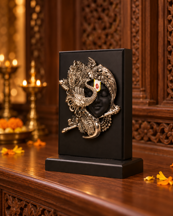 The Divine Krishna Noir Pedestal