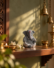 Miniature Ganesha in Grey - alternate view