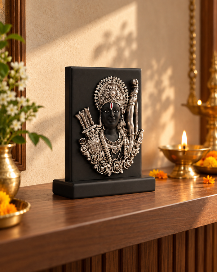 The Black Majesty Shri Ram Pedestal