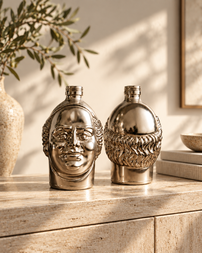 Uniquely Crafted Vintage Bottle Showpiece