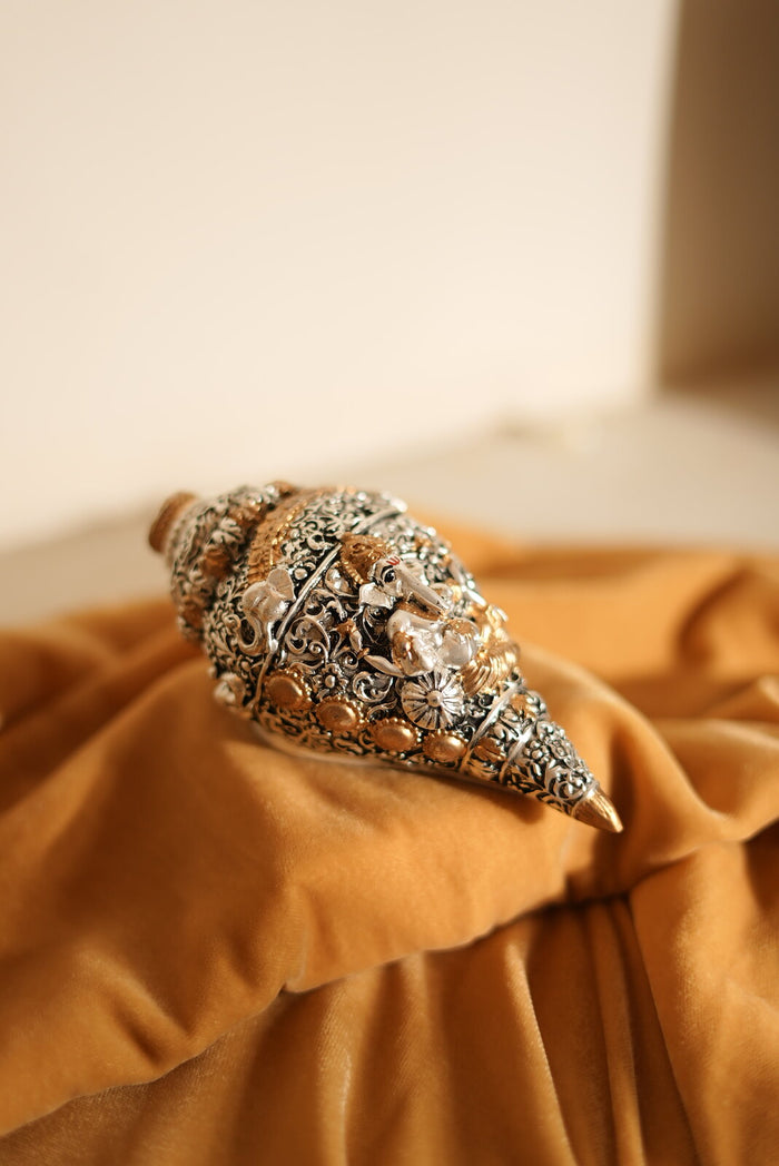Sacred Silver Shankh